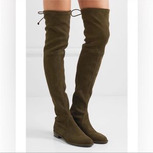 New Stuart Weitzman Over the Knee Suede Boots